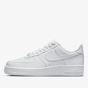 Men's White Air Force 1's Size 13